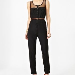 Nasty Gal Mad Mesh Jumpsuit